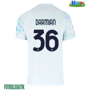 Inter Milan Matteo Darmian #36 Bortatröja 2025-26 Kortärmad